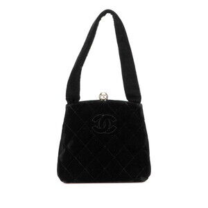 CHANEL Black Logo Bag
